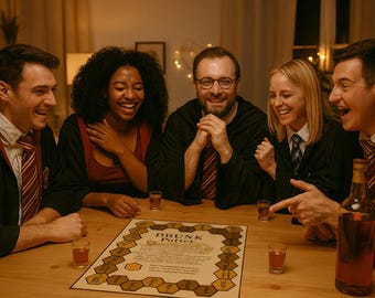 Printable Harry Potter-Themed Drinking Game – Digital PDF