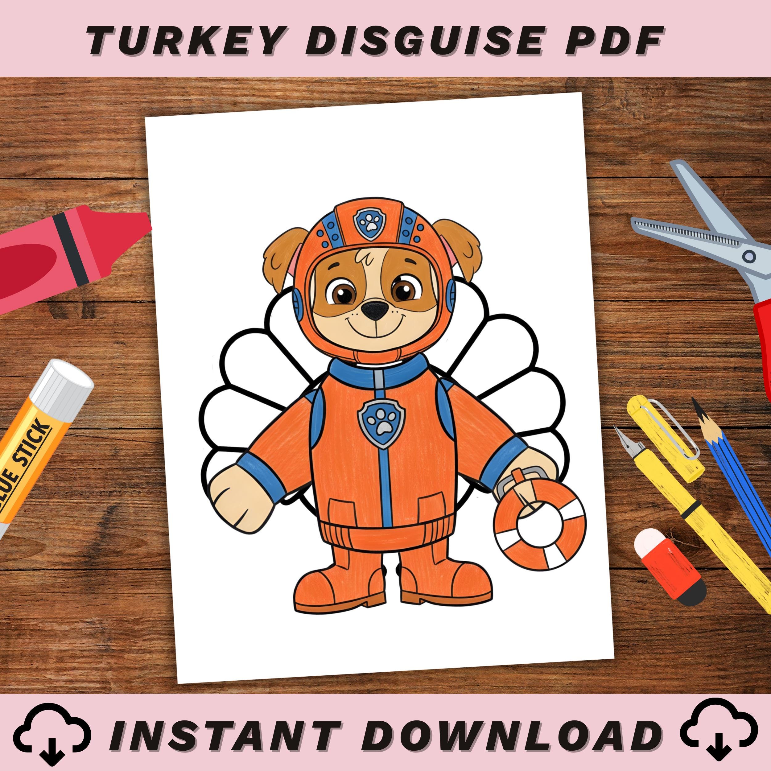 paw patrol disguise - etsy uk