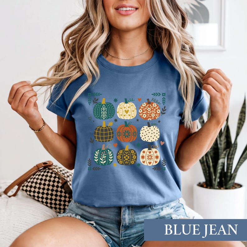 Pumpkin Harvest Season Tee, Seasonal Pumpkin Vibes Shirt, Thanksgiving Tee, Fall Lover Gift