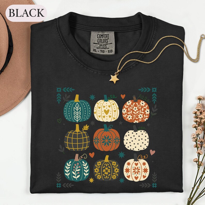 Pumpkin Harvest Season Tee, Seasonal Pumpkin Vibes Shirt, Thanksgiving Tee, Fall Lover Gift
