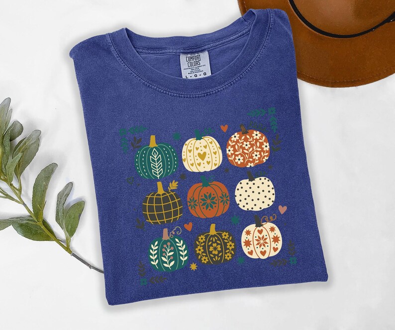 Pumpkin Harvest Season Tee, Seasonal Pumpkin Vibes Shirt, Thanksgiving Tee, Fall Lover Gift