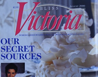 Victoria Magazine - Vintage - August 2000 - "Our Secret Sources"