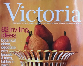 Victoria Magazine - Vintage - November 2001 - "Our Entertaining Issue"