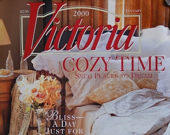Victoria Magazine - Vintage - January 2000 - "Cozy Time"