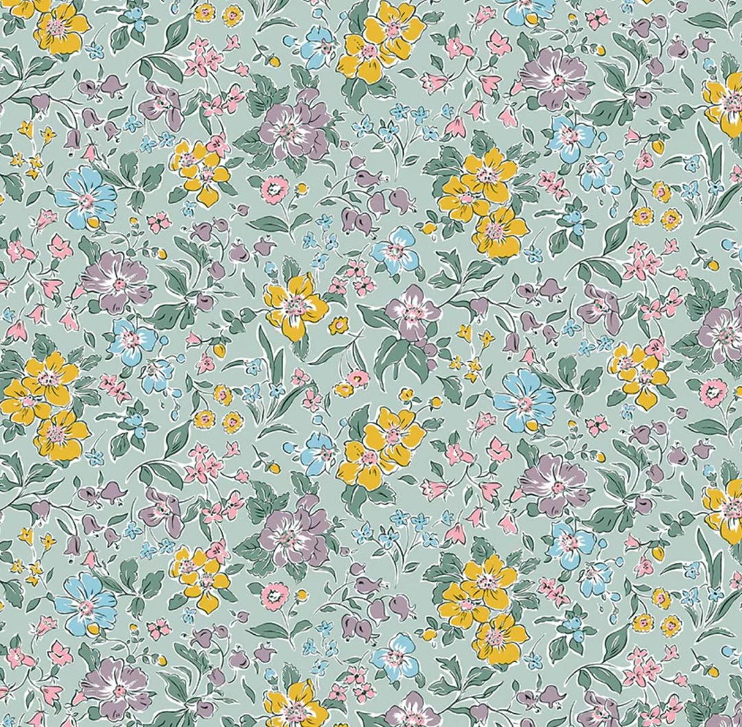 Heirloom Spring | Springs Petals A | Riley Blake Designs | Liberty ...