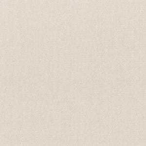 Pode incluir: Close-up de um tecido bege com um padrão subtil e texturizado. A cor neutra e a trama fina sugerem um têxtil adequado para estofados ou vestuário.