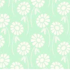 POP Sugar by Heather Bailey for Figo Fabrics | Woven | Upsy Daisy in Aqua | sold by the quarter yard, choose your cut