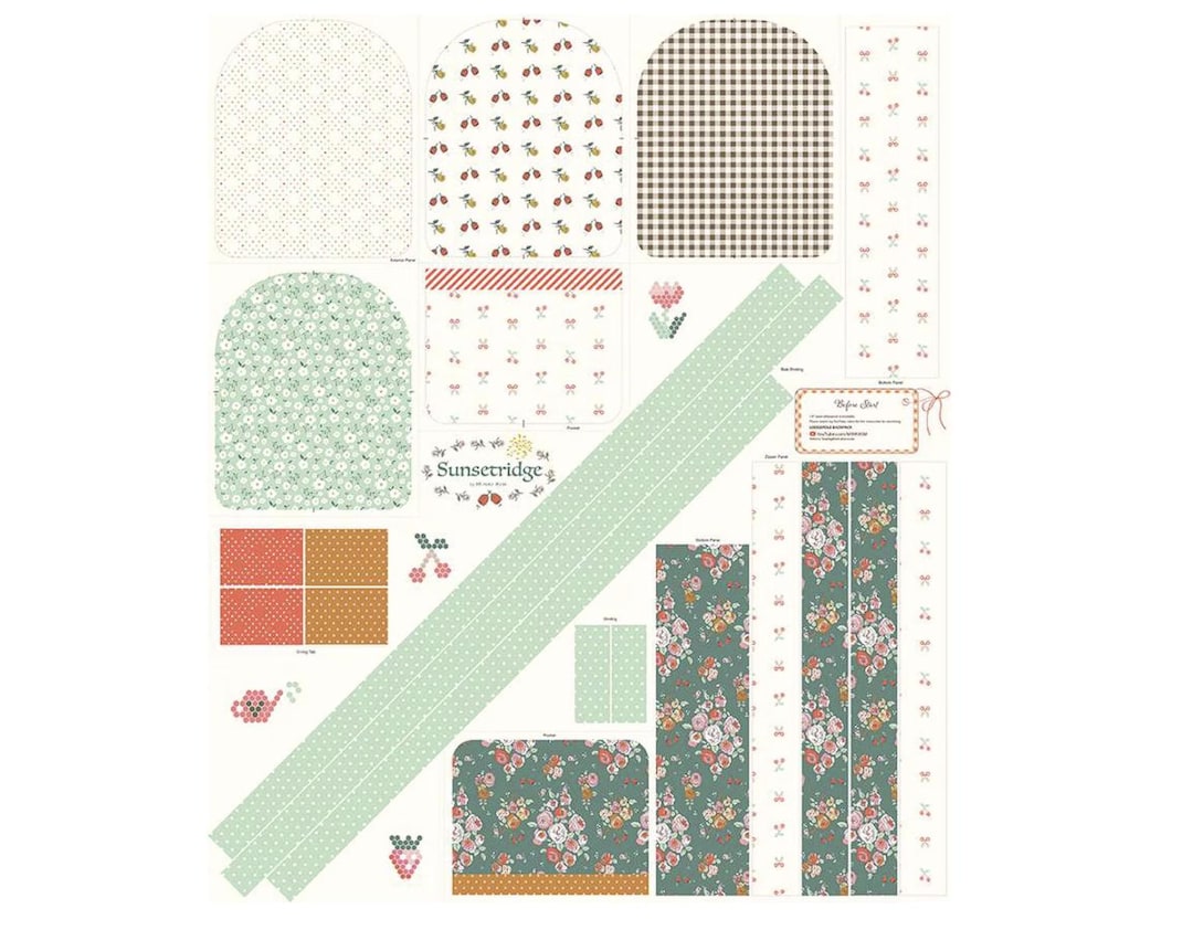Sunset Ridge Backpack Pattern Sunsetridge Backpack Panel by Riley Blake Fabrics | 25-145 - Etsy