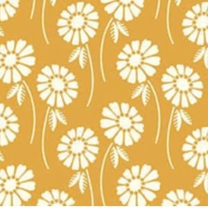 POP Sugar by Heather Bailey for Figo Fabrics | Woven | Upsy Daisy in Butterscotch, sold by the quarter yard, choose your cut