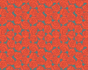 Yesterday Collection | Rosette in Tomato by Anna Maria from Northcott | AMT159-23V | 26-022