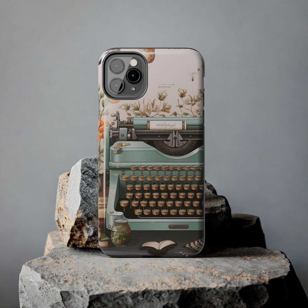 Typewriter Phone Case for Writer Phone Case Gift for Book Lover iPhone ...