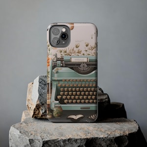 vintage typewriter iphone case