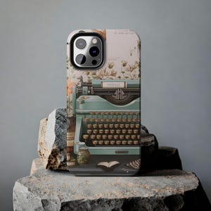 typewriter iphone case for influencer