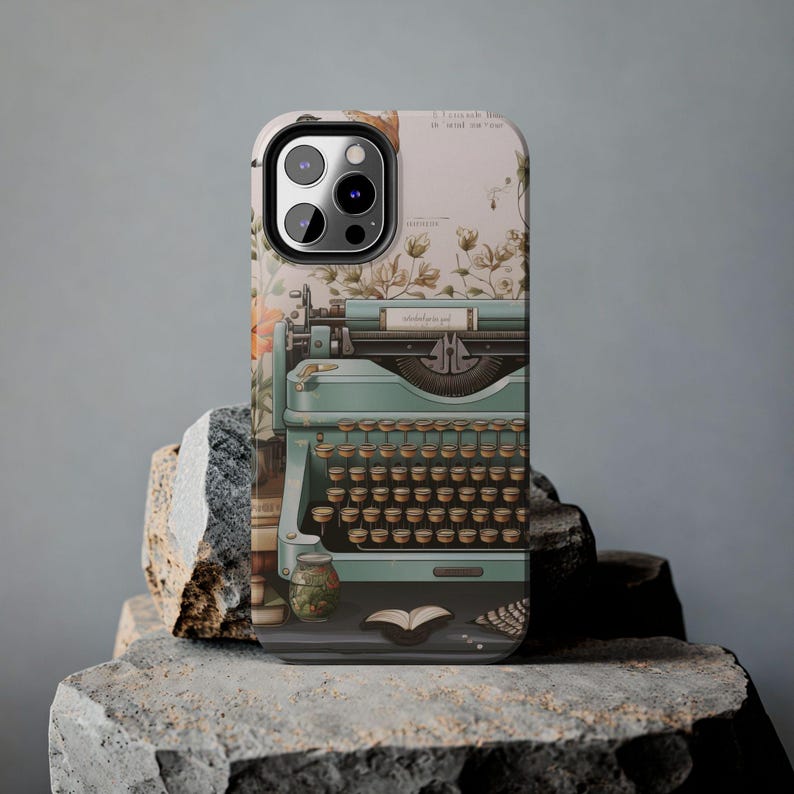 typewriter iphone case for influencer