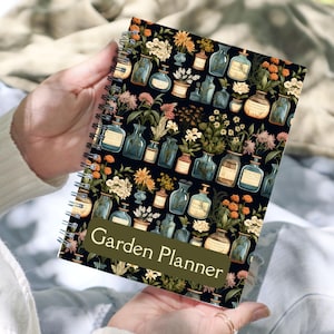 Garden Planner Notebook for Gardener Journal for Spring Garden Notebook for Herbalist Journal for Gardening Journal for Grandma Gift Idea