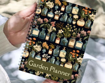 Garden Planner Notebook for Gardener Journal for Spring Garden Notebook for Herbalist Journal for Gardening Journal for Grandma Gift Idea
