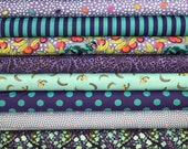 Monkey Wrench Fat Quarter Bundle of 8 by Tula Pink for FreeSpirit