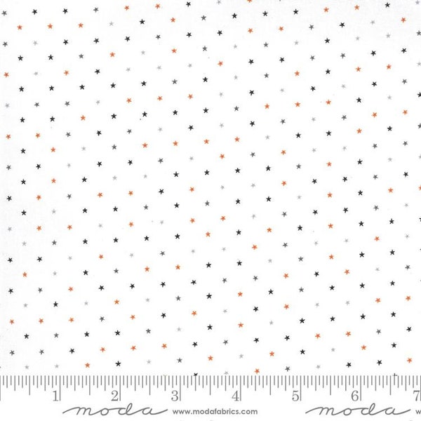 Twinkle Ghost Halloween Tiny Stars  24106 11 by April Rosenthal of Prairie Grass for Moda