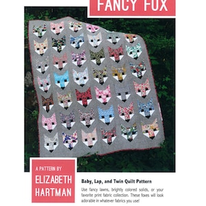 The original Fancy Fox EH 009 Pattern By Elizabeth Hartman