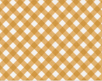 Timber Picnic Honey Check Gingham 55555 24 designed by Sweetwater for Moda