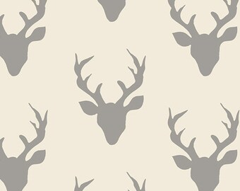 SALE Hello Forest Buck Forest Silver Cream for Art Gallery Fabrics