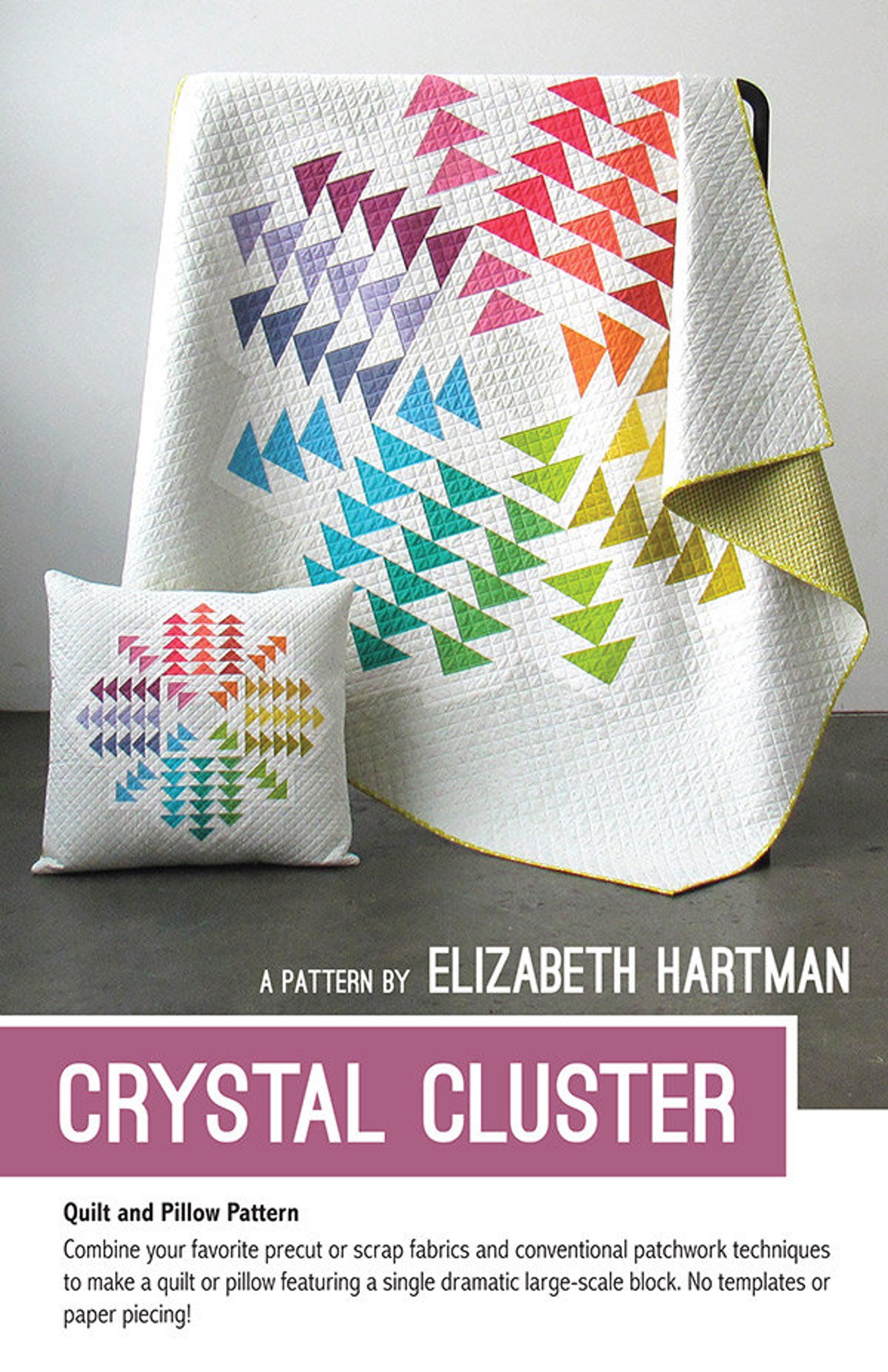Crystal Cluster Quilt Kit by Elizabeth Hartman for Robert Etsy