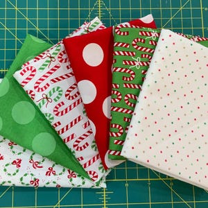 Merry Bright Fat Quarter Bundle of 6 prints by Moda - LAST ONE