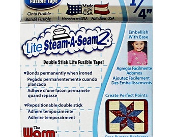 Lite Steam A Seam 2 -  1/4" X 40 yd roll 5409 by The Warm Company