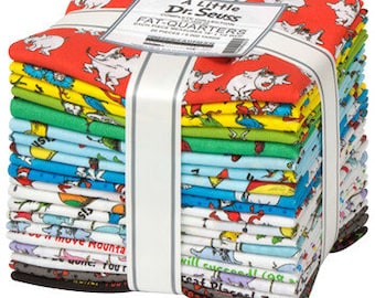 A Little Dr. Seuss Fat Quarter Bundle FQ-1828-20 by Dr. Seuss Enterprises for Robert Kaufman