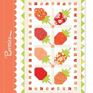 Berries Pattern FT 1799 Trapunte per alberi di fico disegnate da Joanna Figueroa di Fig Tree Quilts