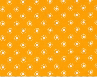 Jungle Paradise Tiger Orange Yellow Sunny Dots 20789 14 designed Stacy Iest Hsu by for Moda