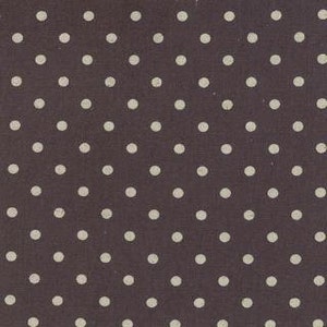 Linen Mochi Dot Charcoal by Moda