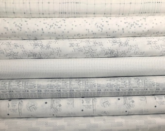 Modern Background Paper Even More Fat Quarter Bundle of 7 by Brigitte Heitland of Zen Chic for Moda