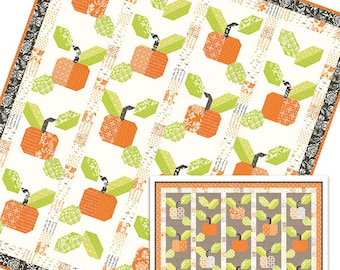 Pumpkin Farm Quilt Pattern FT 1751 designed by Joanna Figueroa of Fig Tree Quilts