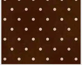 American Patch Brown with Cream Dot by The Rocky Mountain Quilt Museum for Washington Street Studio of P & B Textiles