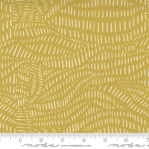 Words To Live By - Scattered Lines in Mustard Words To Live By - Scattered Lines in Mustard