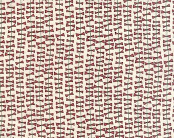 1 Fat Quarter of The Cookie Exchange Vanilla Red All Wrapped Up by Sweetwater  for Moda