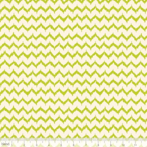 Boo Bash Halloween Ikat Ivory Green 101.139.05.1 by Maude Asbury for Blend Fabrics