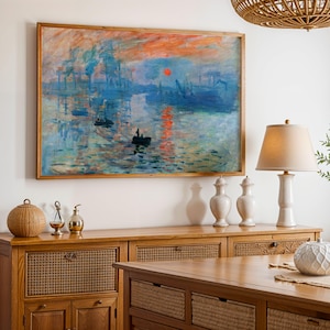 Monet Impression Sunrise Art Print: Impressionist Masterpiece