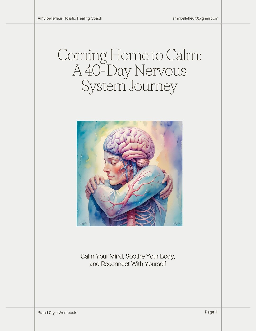 The 40-day Nervous System Reset Journal | Somatic Healing Prompts for ...