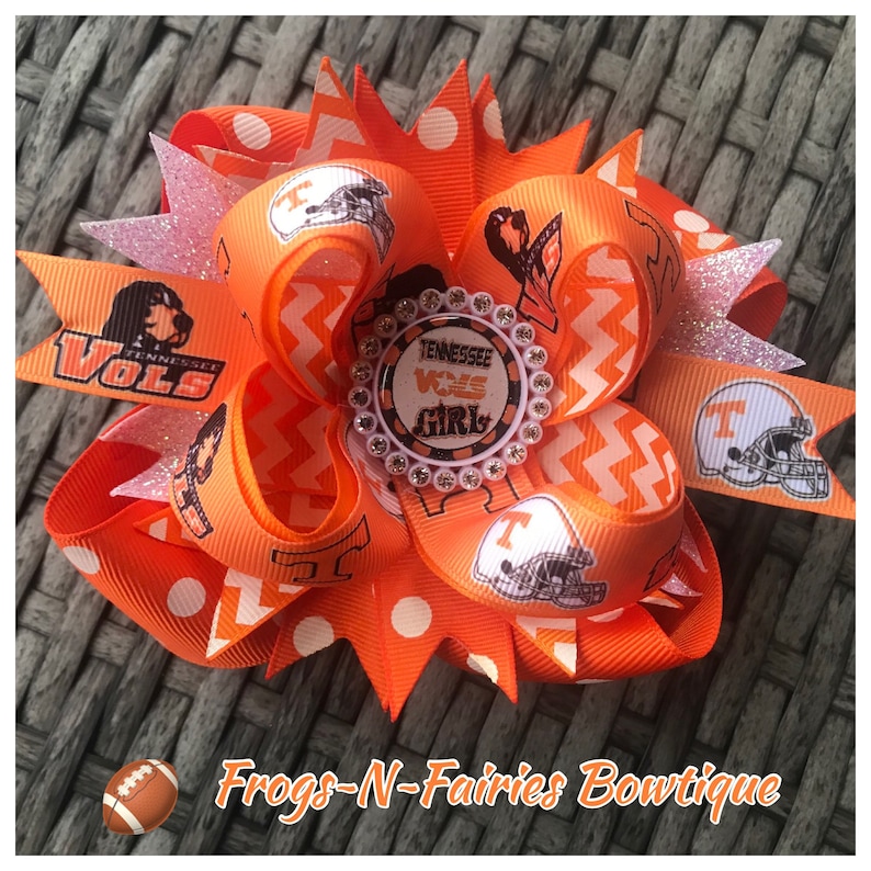 Tennessee Vols Bottlecap Hairbow