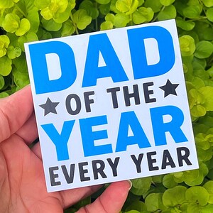 Happy Father’s Day Dad of the Year Mini Wood Sign Tiered Tray Decor