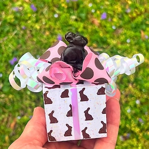 Chocolate Easter Bunny Mini Present for Tier Tray