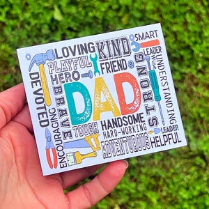 Happy Father’s Day Dad Mini Wood Sign Tiered Tray Decor