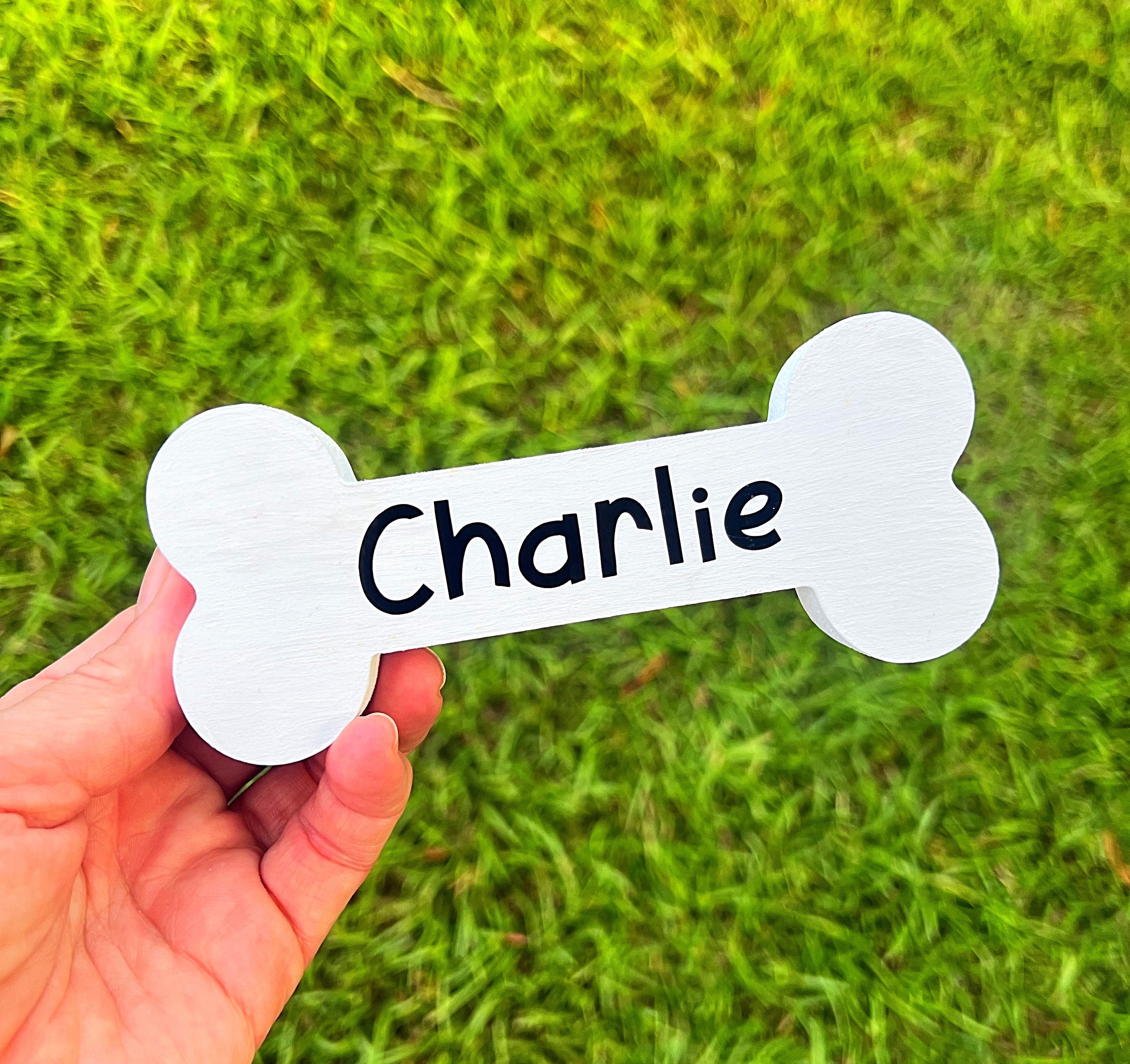 Custom Tier Name Personalized Name Dog Bone Wood Cutout Tier Tray Decor - Etsy
