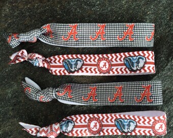 Alabama Ponytail Holders Set of 4