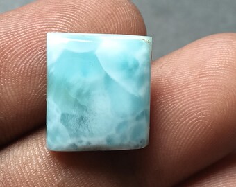 Lote de 15 quilates de gemas de larimar azul de alta calidad, larimar calibrado, larimar pulido a mano, lote al por mayor para la fabricación de todo tipo de joyas.