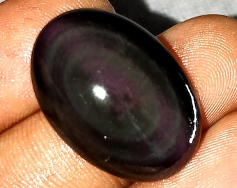 21 Jh. Regenbogen Obsidian Handsteine, Kristall aussuchen, Blau Lila Grün Obsidian, Wurzel Chakra Heilsteine, Meditation Erdungsstein