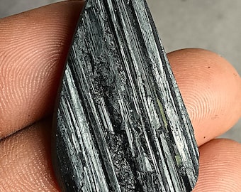 Cabujón druzy de turmalina negra de alta calidad, druzy de turmalina natural cruda al por mayor, artesanía curativa con cristales protectores, regalo único para cristal