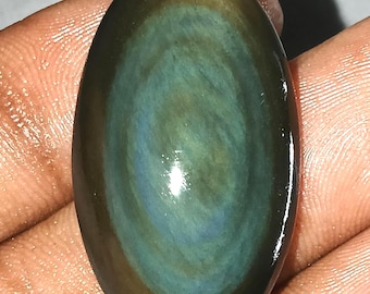 34 Jh. Regenbogen Obsidian Palm Steine, wählen Sie Ihren Kristall, blau lila grüner Obsidian, Wurzel Chakra Heilsteine Meditation Erdungsstein